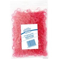 Набор резинок для папильоток Show Tech Latex Bands Medium 65STE091 (1000 шт, розовый)