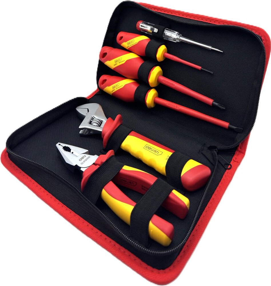 

Электромонтажный набор Deli DQ91001 (6 предметов)