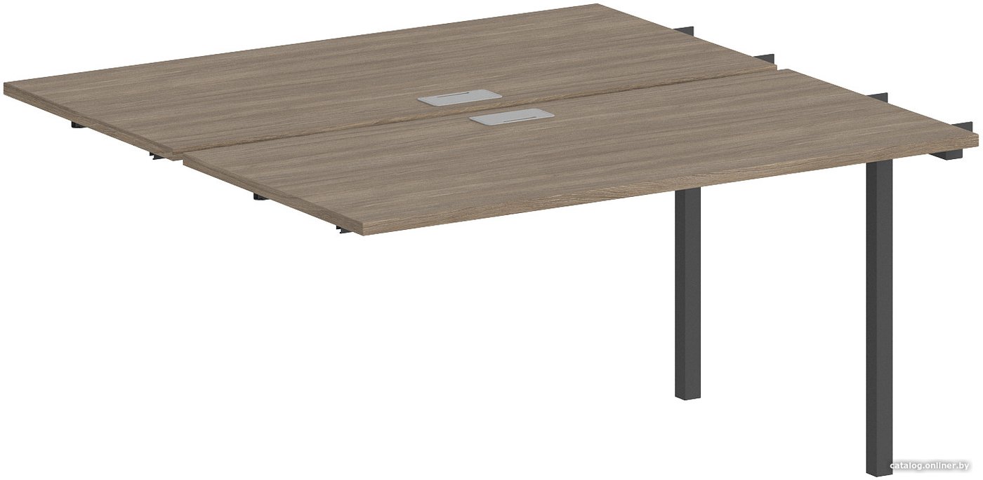 Стол Norden Приставка 120x123.8x75 SG.211.OD.44.AN (антрацит/дуб темный)