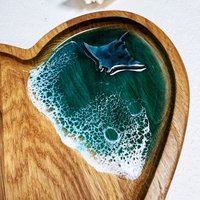 Менажница Wood_N_Sea Сердце со скатом