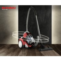 Пылесос Shivaki VCC0220 (с контейнером, винный)