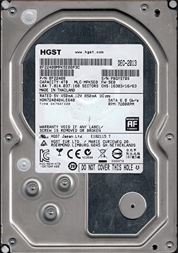 

Жесткий диск HGST Deskstar NAS 4TB HDN724040ALE641
