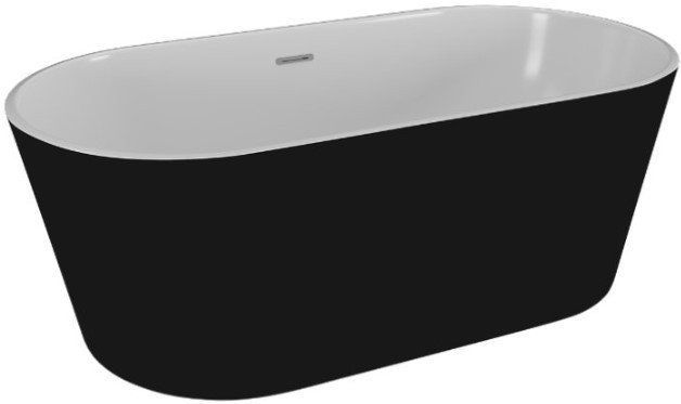 

Ванна Polimat Uzo 160x80 00337 (черный матовый)