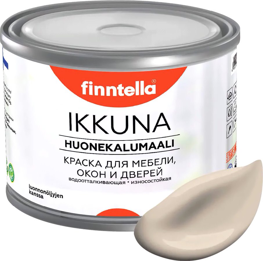 

Краска Finntella Ikkuna Ruoko F-34-1-9-FL090 9 л (бежевый)