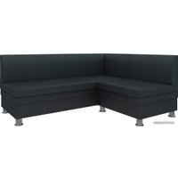 Угловой диван Mebelico Уют (черный)