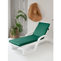 Матрас для шезлонга Эльфпласт 180х55х6 см (зеленый)