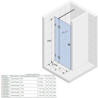Душевая дверь Riho Scandic M104 90L GSM96908