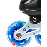 Роликовые коньки Игротрейд P01B-BS (р. 31-34, белый/синий/черный)