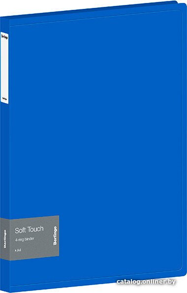 Папка для бумаг Berlingo Soft Touch RB4_4D981 (синий)