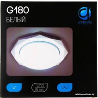 Точечный светильник Ambrella light G180 W GX53