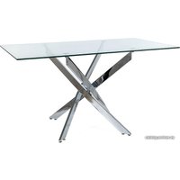 Кухонный стол Signal Agis ii AGISIICH140 (прозрачный/хром)
