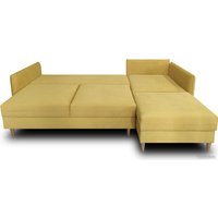 Угловой диван Nord Star Айва Верона правый (велюр, желтый)