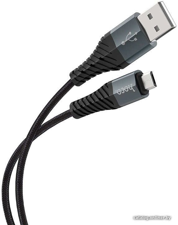 Кабель Hoco X38 microUSB 1 м (черный)