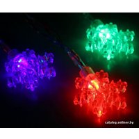 Светодиодная гирлянда Luazon Метраж Снежинки малые Led-20 (3 м, мульти) [1080365]
