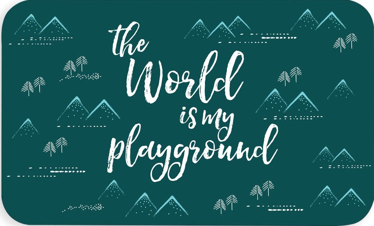 

Коврик под миску TarHong Playground (бирюзовый)