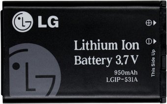 Аккумулятор для телефона Копия LG LGIP-531A