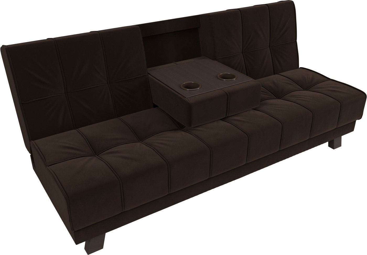 

Диван Mio Tesoro Винсент (микровельвет, коричневый)