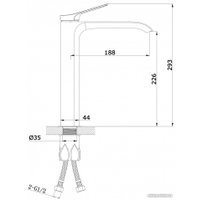 Смеситель Vieir V343512-S