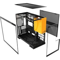 Корпус Geometric Future Model 5 (черный/желтый)