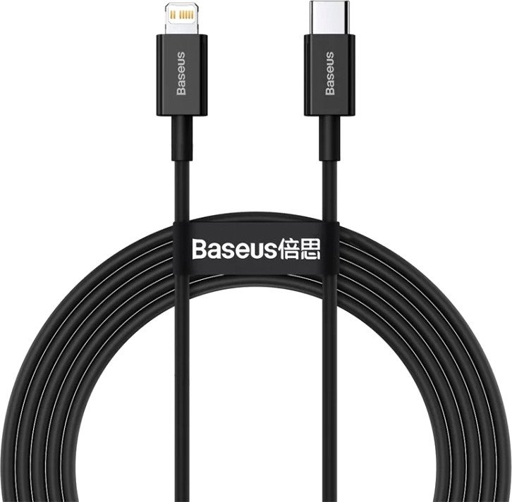 

Кабель Baseus Superior USB Type-C - Lightning (1 м, черный)