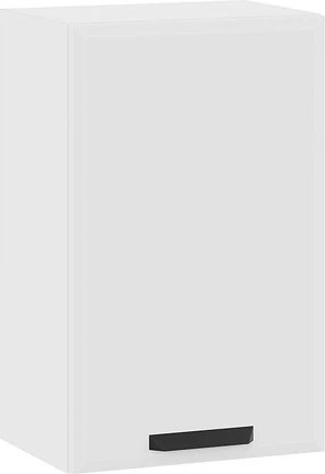 

Шкаф навесной Трия Тиана 1ВВ5 с одной дверью (белый/белый супермат)