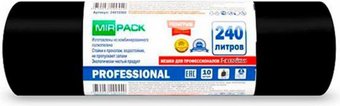 Пакеты для мусора Mirpack Professional 35 мкм 240 л (10 шт)