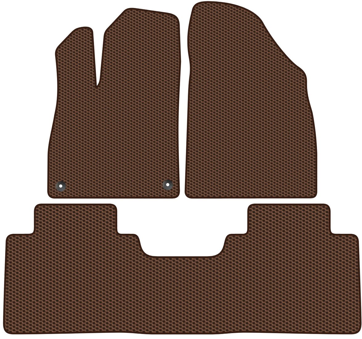 

Комплект ковриков для авто Alicosta GAC GS8 II (suv) 2023 - Н.В. (коричневый, сота)