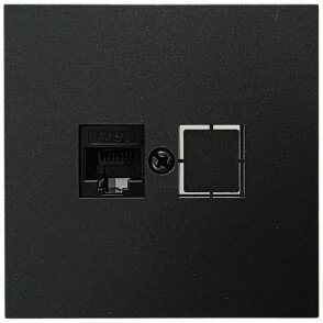Розетка компьютерная Bylectrica РК18-6611 (графит)