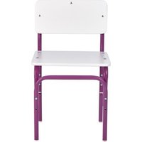 Детский стул Фея Мой малыш 0002742.30 (белый/фиолетовый)