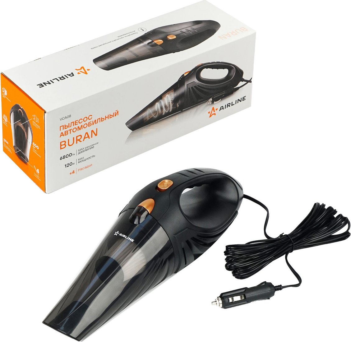 

Автомобильный пылесос Airline Buran 6800PA