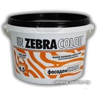 Краска Zebracolor Фасаден Экстра 1.5 кг (белый)