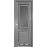 Межкомнатная дверь ProfilDoors 2.88XN L 60x200 (грувд серый, стекло графит)