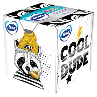 Бумажные салфетки Zewa Kids 3D Box 3 слоя (60 шт)