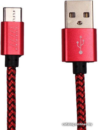 Кабель Profit QY-01 USB Type-C 1 м (красный)