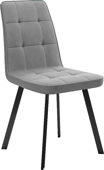 Стул Трия Рони (черный муар/микровелюр Brendy Grey)