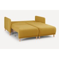 Угловой диван Divan Нордика мини Velvet Yellow 264430 (желтый)