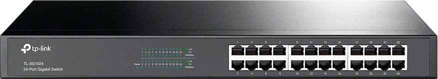 

Неуправляемый коммутатор TP-Link TL-SG1024