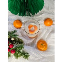 Ароматическая свеча Flame Whisper С дольками мандарина (аромат мандарин)