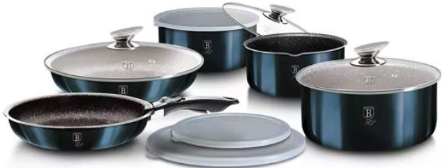 

Набор кастрюль Berlinger Haus Aquamarine Metallic Line BH-6101
