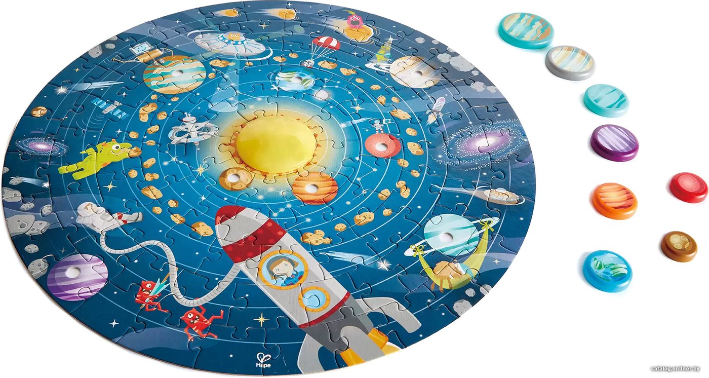 Пазл Hape Солнечная система (102 эл)
