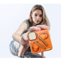 Наушники QCY MeloBuds Neo (оранжевый)