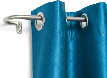 Карниз для штор UG Home Раздвижной U-образный 1КТ-122-213-СР (серебро, 1.22-2.13м)