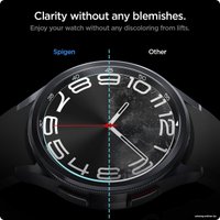 Защитное стекло Spigen EZ FIT Glas.TR для Galaxy Watch 6 Classic (43mm) AGL07067 (2шт)