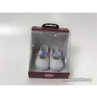 Аксессуар Gotz Туфли белые с цветочным ремешком 3401784