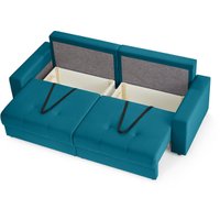 Диван Mio Tesoro Манчестер 292 1.5ек-1.5ек (1102 аквамарин)