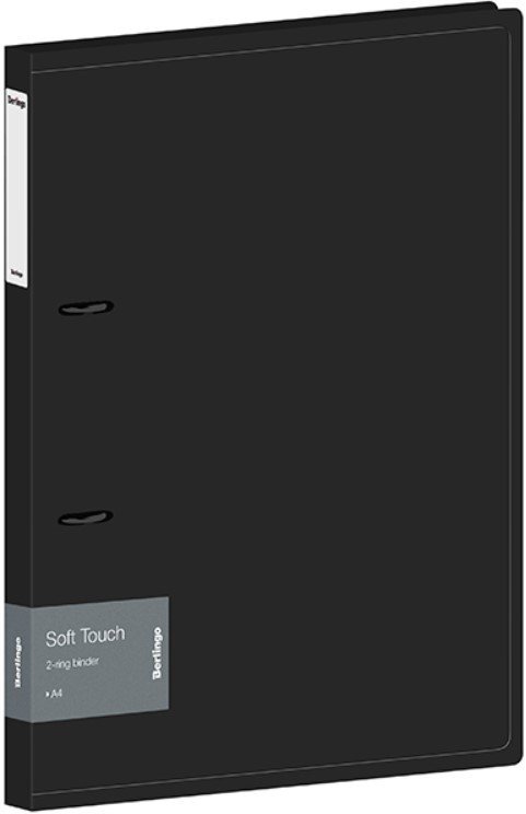 

Папка-регистратор Berlingo Soft Touch RB4_2D980 (черный)