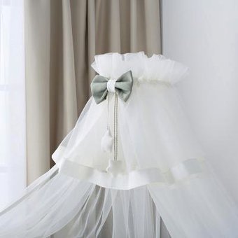 Балдахин на кроватку Perina Бамбино (оливковый)