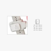 Компьютерное кресло ErgoSmart Gulliver с салатовым чехлом (серый)