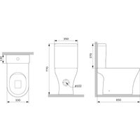 Унитаз напольный AM.PM C748600SC