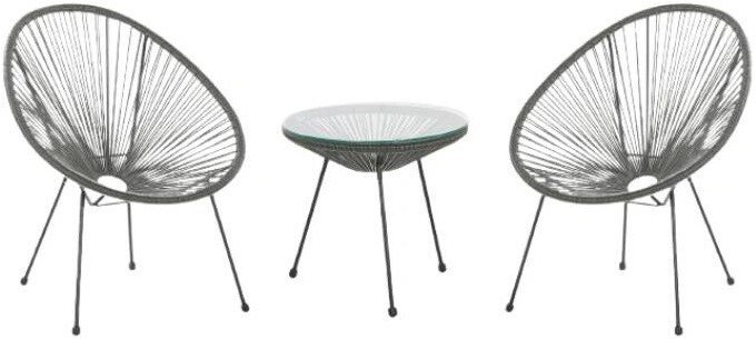 

Набор садовой мебели King Style Frias (серый)